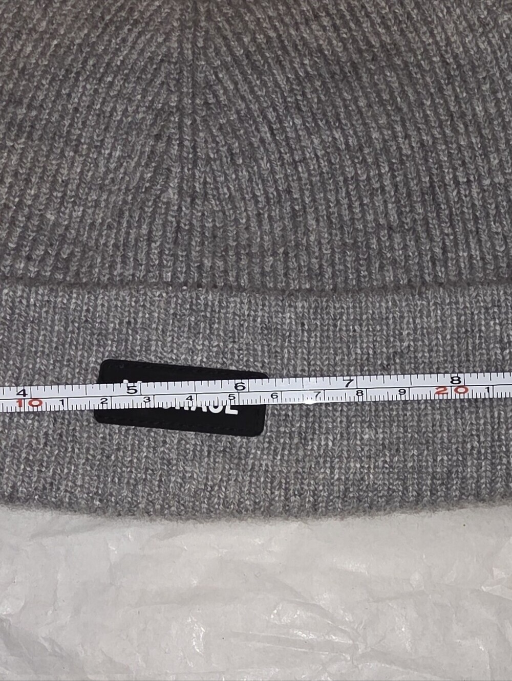 NWT- Unisex Mackage Ribbed Beanie - Gray - Picture 15 of 15